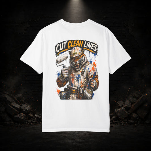Tiger Construction Worker Shirt | Blue Collar Workwear T-Shirt | KONTRAZO