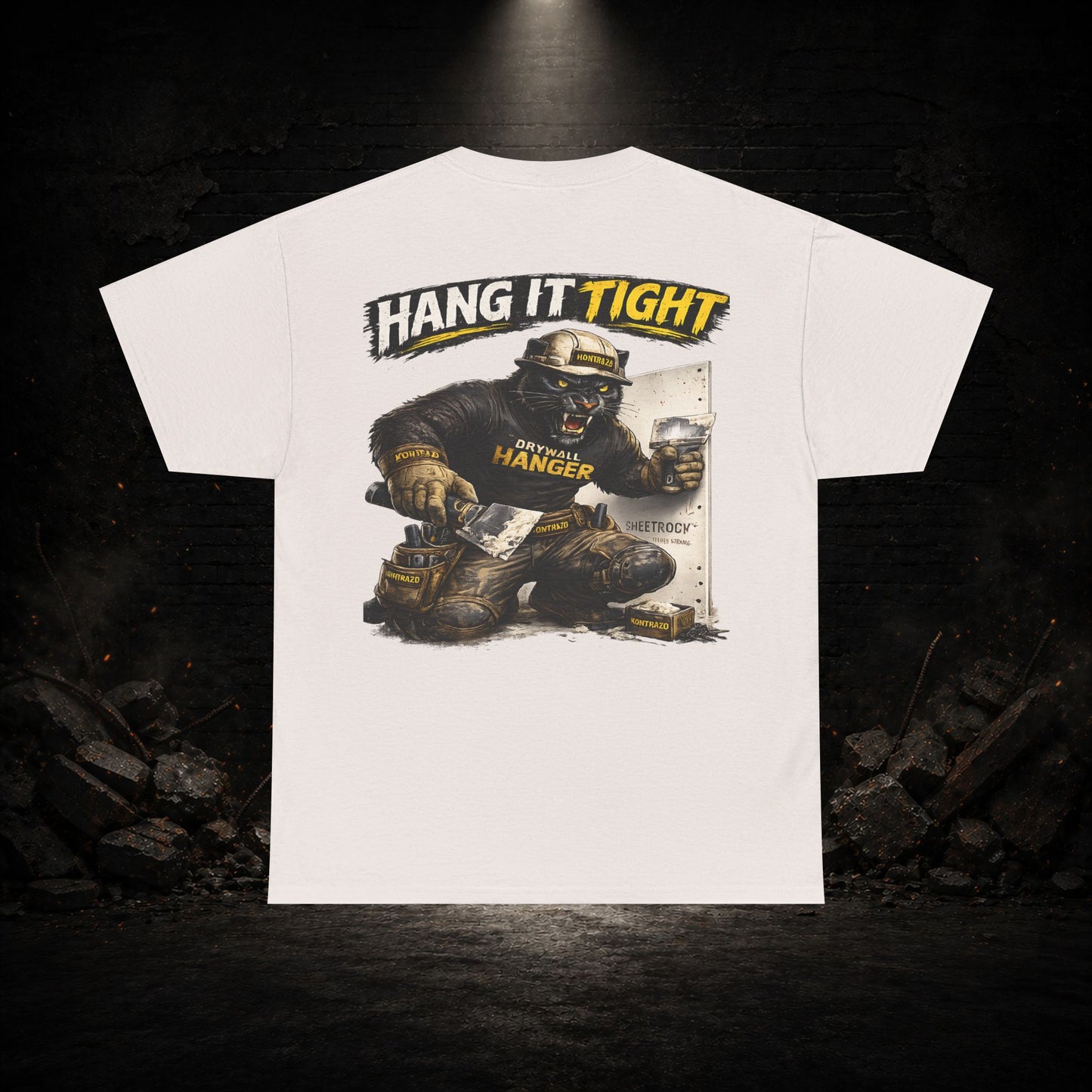 Panther Construction Worker Shirt | Blue Collar Workwear T-Shirt | KONTRAZO