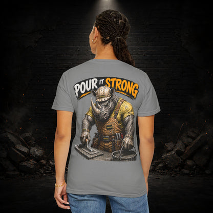 Rhyno Construction Worker Shirt | Blue Collar Workwear T-Shirt | KONTRAZO