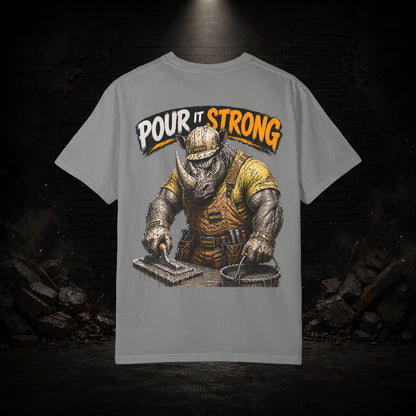 Rhyno Construction Worker Shirt | Blue Collar Workwear T-Shirt | KONTRAZO