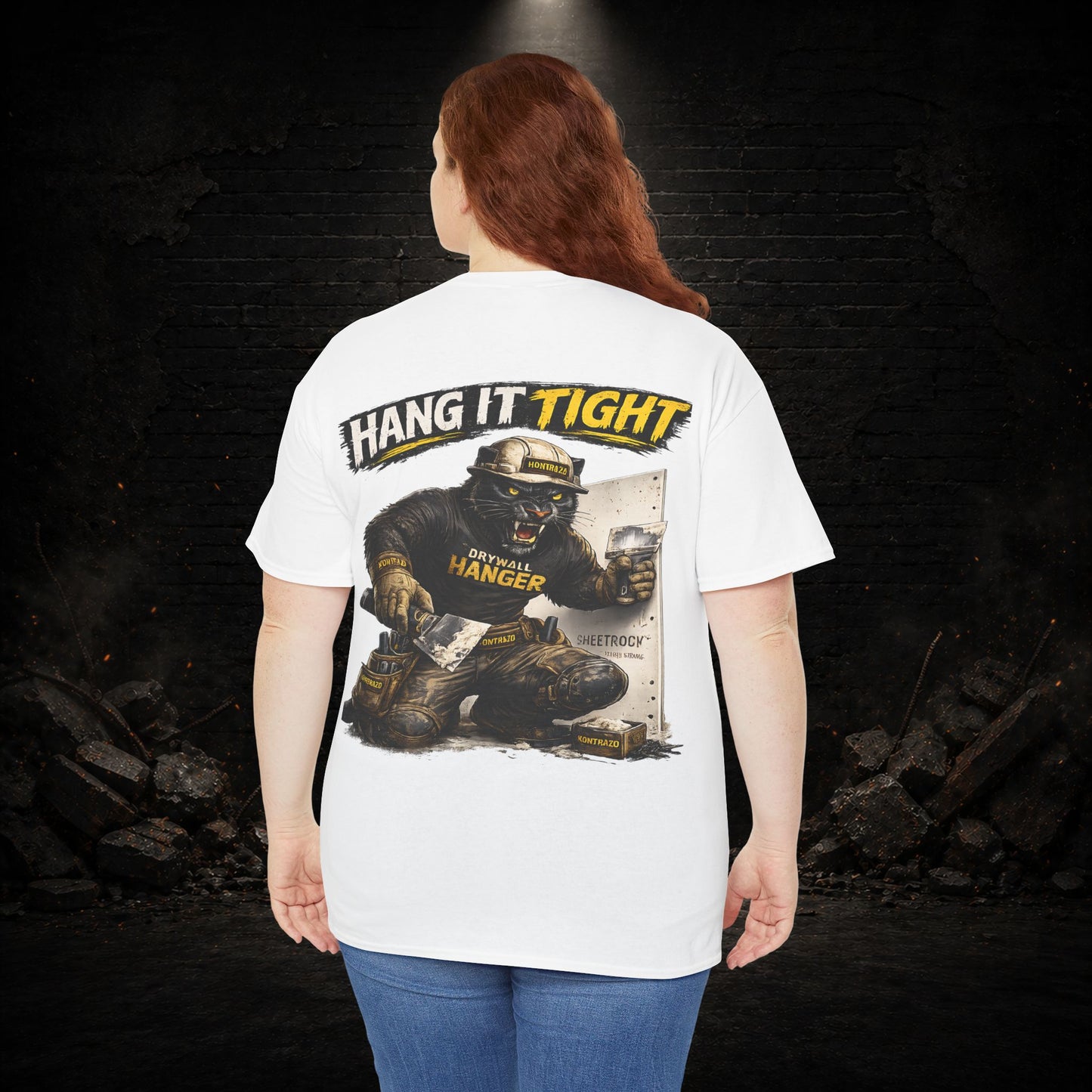 Panther Construction Worker Shirt | Blue Collar Workwear T-Shirt | KONTRAZO