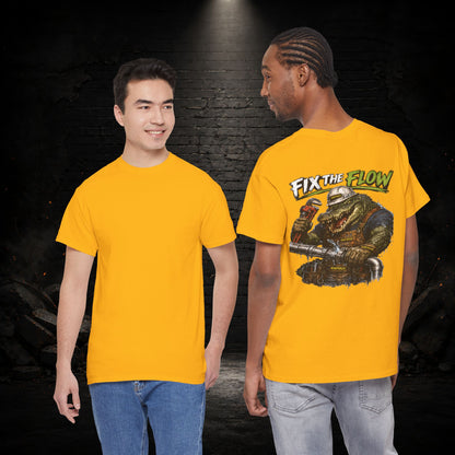 Alligator Construction Worker Shirt | Blue Collar Workwear T-Shirt | KONTRAZO