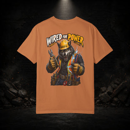 Wolf Construction Worker Shirt | Blue Collar Workwear T-Shirt | KONTRAZO