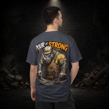 Rhyno Construction Worker Shirt | Blue Collar Workwear T-Shirt | KONTRAZO