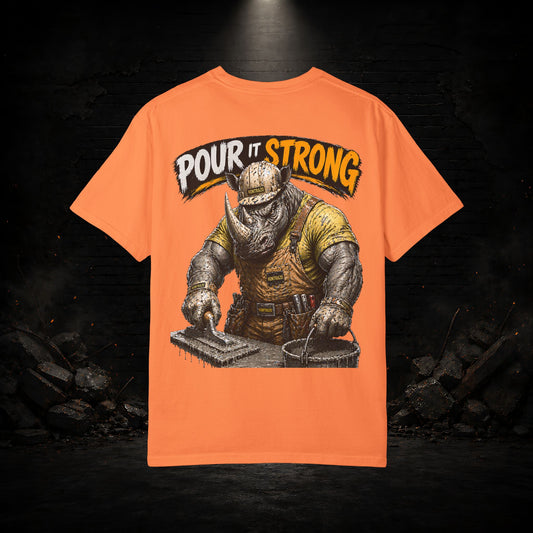 Rhyno Construction Worker Shirt | Blue Collar Workwear T-Shirt | KONTRAZO