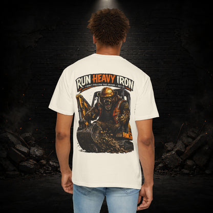 Bear Construction Worker Shirt | Blue Collar Workwear T-Shirt | KONTRAZO