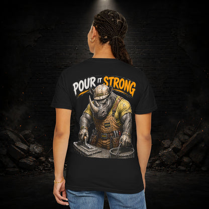 Rhyno Construction Worker Shirt | Blue Collar Workwear T-Shirt | KONTRAZO