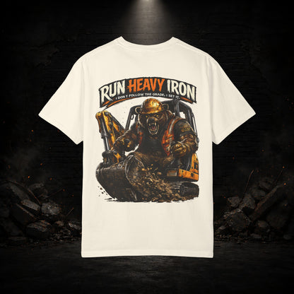 Bear Construction Worker Shirt | Blue Collar Workwear T-Shirt | KONTRAZO