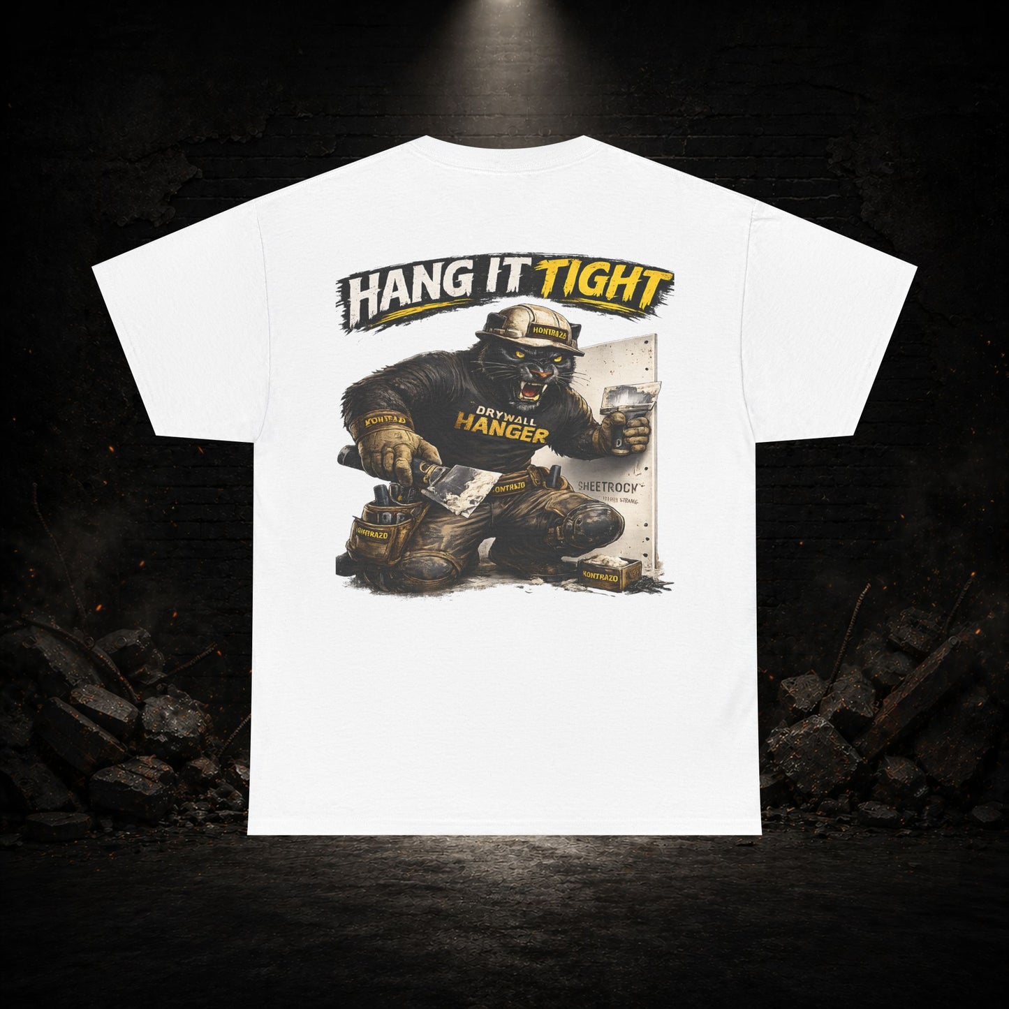Panther Construction Worker Shirt | Blue Collar Workwear T-Shirt | KONTRAZO