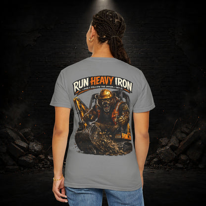 Bear Construction Worker Shirt | Blue Collar Workwear T-Shirt | KONTRAZO