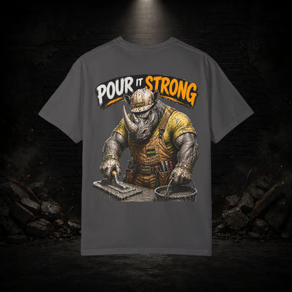 Rhyno Construction Worker Shirt | Blue Collar Workwear T-Shirt | KONTRAZO
