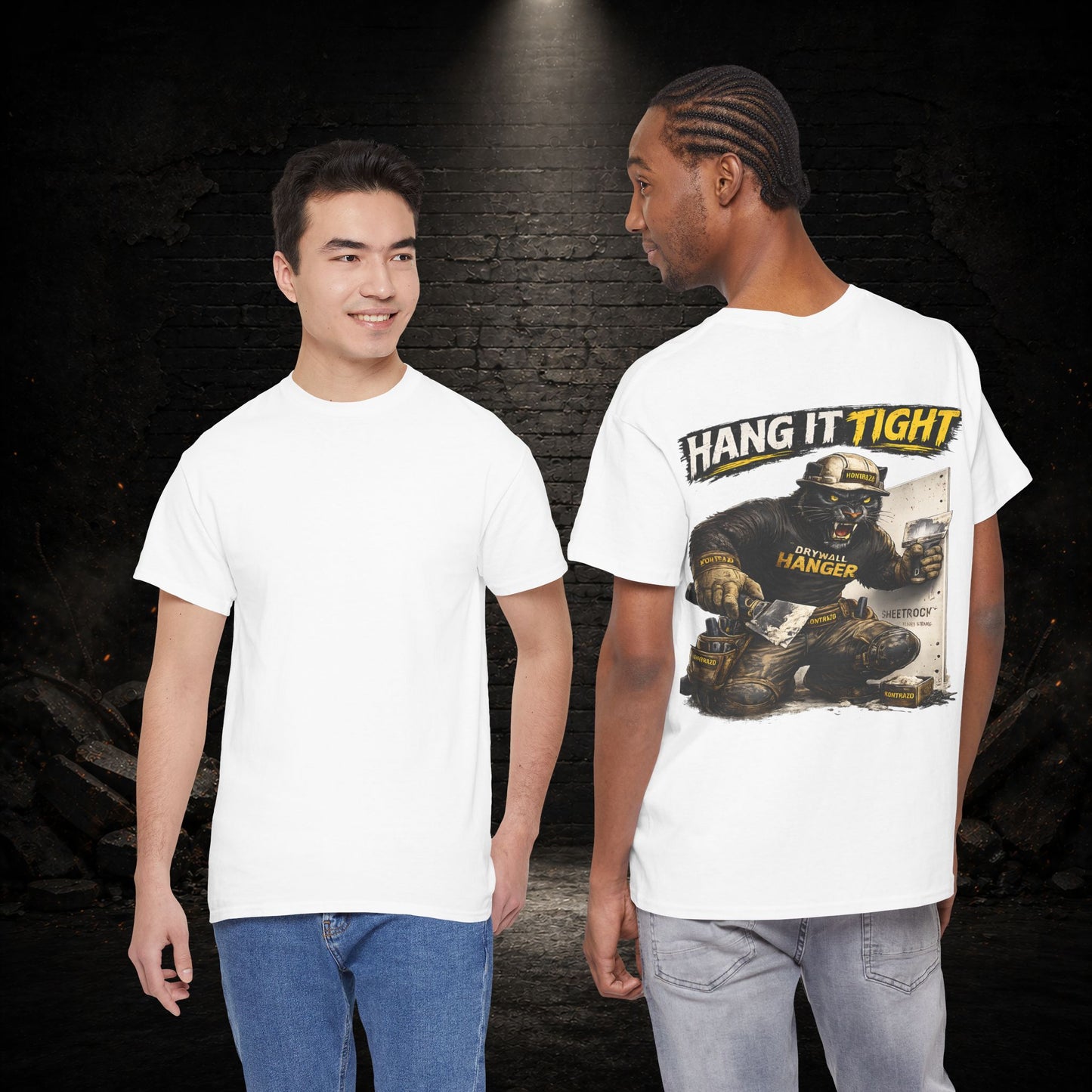 Panther Construction Worker Shirt | Blue Collar Workwear T-Shirt | KONTRAZO