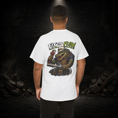 Alligator Construction Worker Shirt | Blue Collar Workwear T-Shirt | KONTRAZO