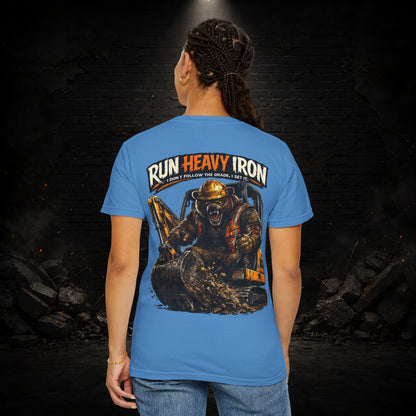 Bear Construction Worker Shirt | Blue Collar Workwear T-Shirt | KONTRAZO