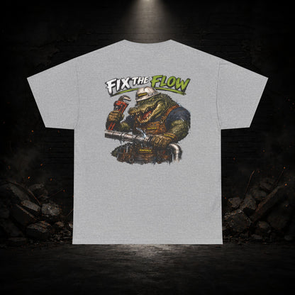 Alligator Construction Worker Shirt | Blue Collar Workwear T-Shirt | KONTRAZO