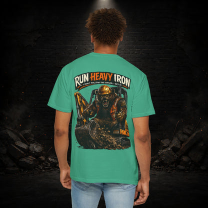 Bear Construction Worker Shirt | Blue Collar Workwear T-Shirt | KONTRAZO