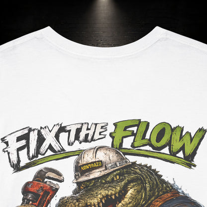 Alligator Construction Worker Shirt | Blue Collar Workwear T-Shirt | KONTRAZO