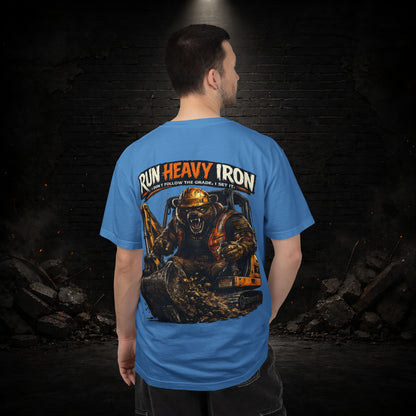 Bear Construction Worker Shirt | Blue Collar Workwear T-Shirt | KONTRAZO