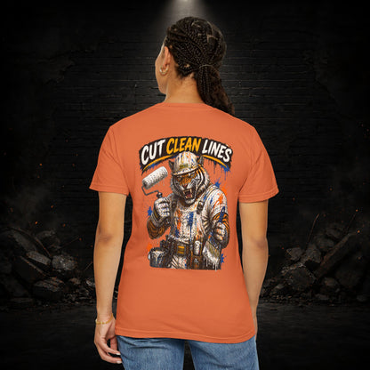 Tiger Construction Worker Shirt | Blue Collar Workwear T-Shirt | KONTRAZO