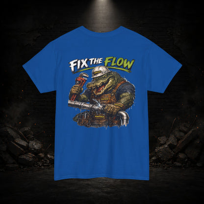 Alligator Construction Worker Shirt | Blue Collar Workwear T-Shirt | KONTRAZO