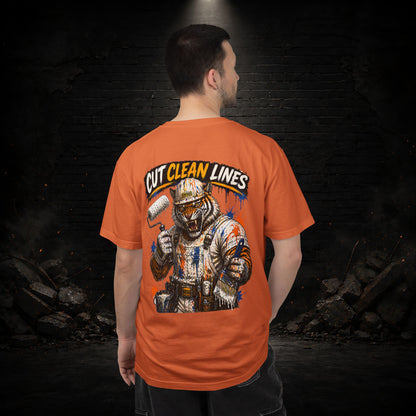 Tiger Construction Worker Shirt | Blue Collar Workwear T-Shirt | KONTRAZO