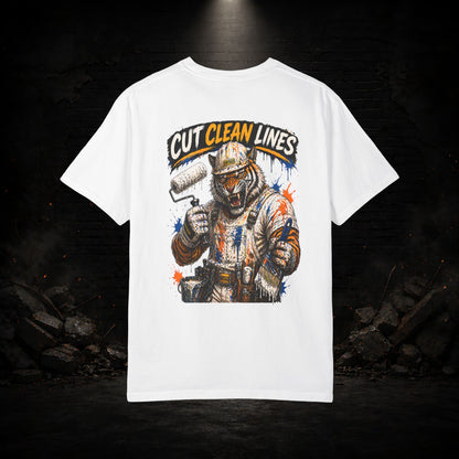 Tiger Construction Worker Shirt | Blue Collar Workwear T-Shirt | KONTRAZO