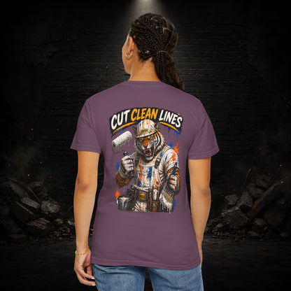 Tiger Construction Worker Shirt | Blue Collar Workwear T-Shirt | KONTRAZO