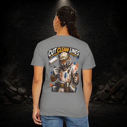 Tiger Construction Worker Shirt | Blue Collar Workwear T-Shirt | KONTRAZO