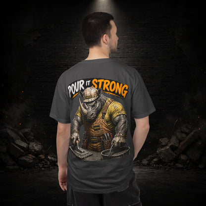 Rhyno Construction Worker Shirt | Blue Collar Workwear T-Shirt | KONTRAZO