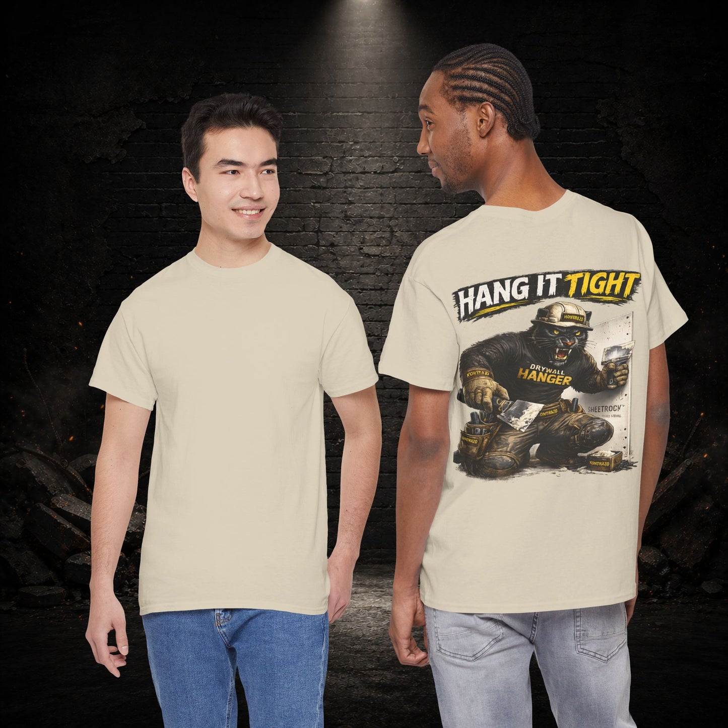 Panther Construction Worker Shirt | Blue Collar Workwear T-Shirt | KONTRAZO
