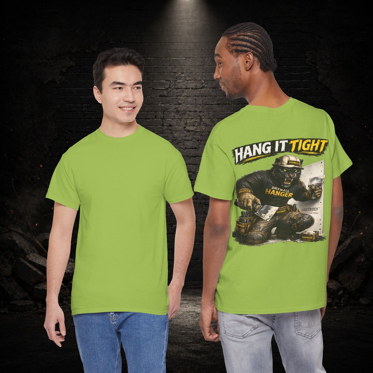 Panther Construction Worker Shirt | Blue Collar Workwear T-Shirt | KONTRAZO