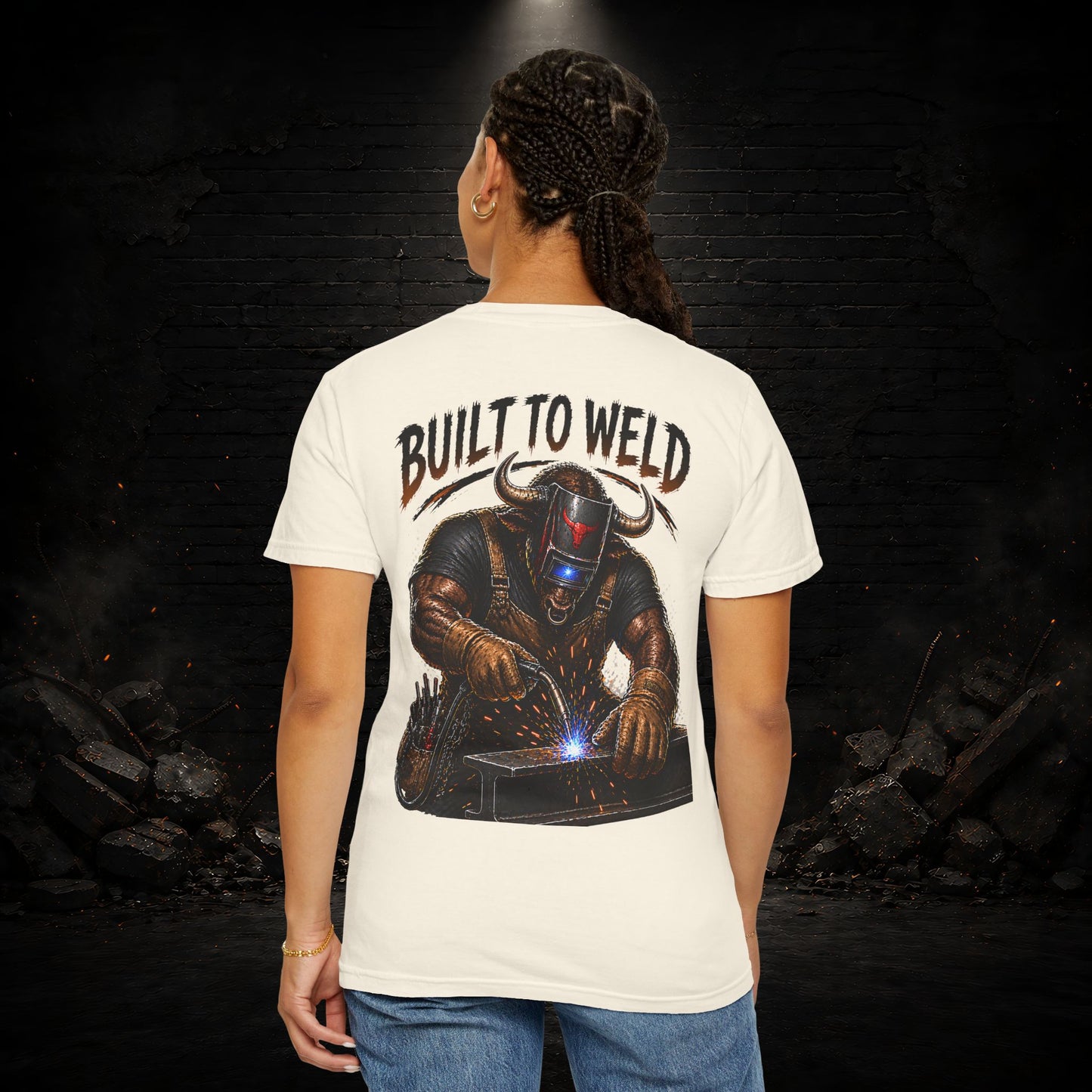 Bull Construction Worker Shirt | Blue Collar Workwear T-Shirt | KONTRAZO