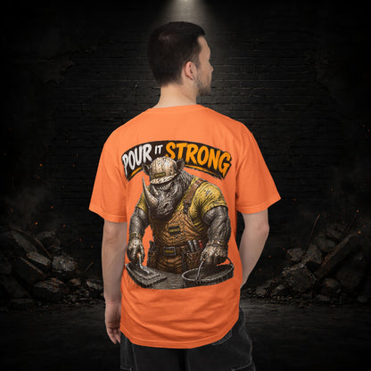 Rhyno Construction Worker Shirt | Blue Collar Workwear T-Shirt | KONTRAZO