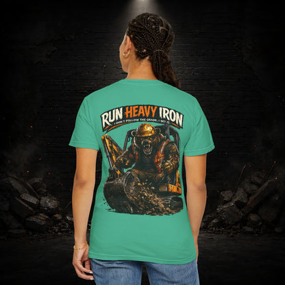 Bear Construction Worker Shirt | Blue Collar Workwear T-Shirt | KONTRAZO
