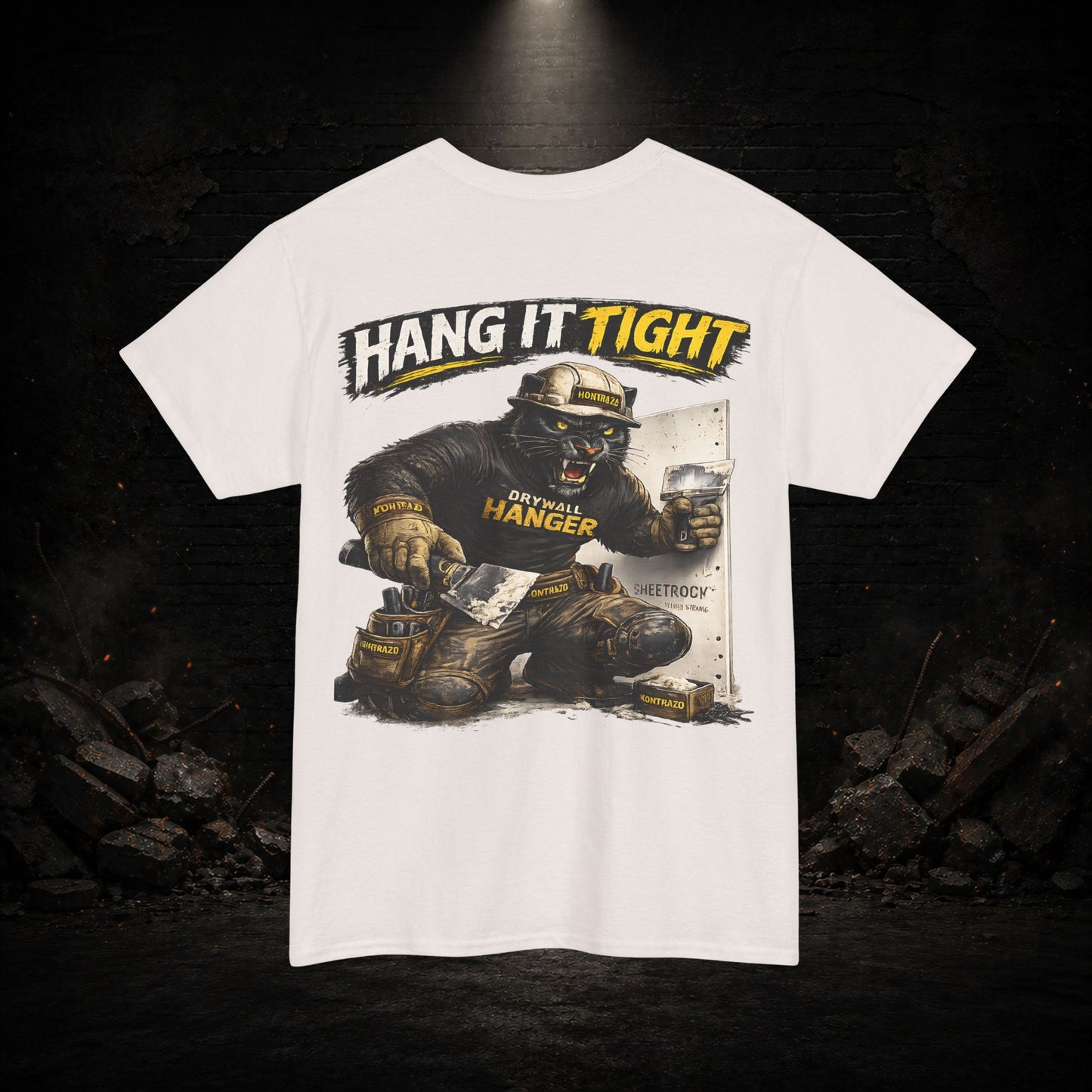 Panther Construction Worker Shirt | Blue Collar Workwear T-Shirt | KONTRAZO