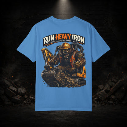 Bear Construction Worker Shirt | Blue Collar Workwear T-Shirt | KONTRAZO
