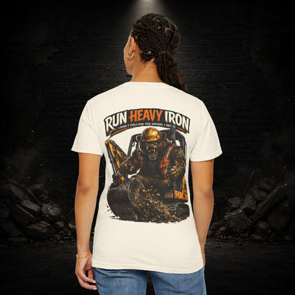 Bear Construction Worker Shirt | Blue Collar Workwear T-Shirt | KONTRAZO