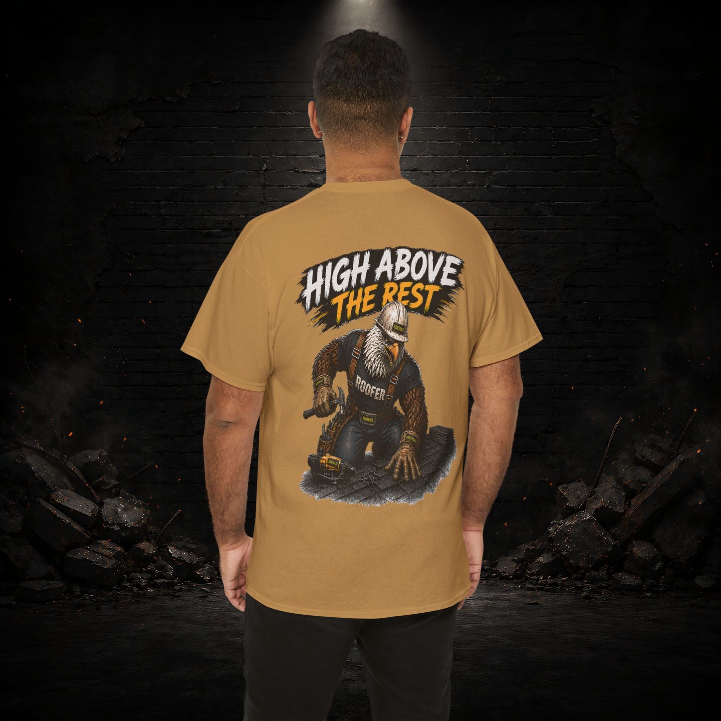 Eagle Construction Worker Shirt | Blue Collar Workwear T-Shirt | KONTRAZO