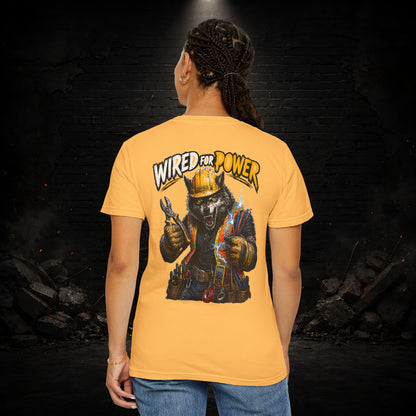 Wolf Construction Worker Shirt | Blue Collar Workwear T-Shirt | KONTRAZO