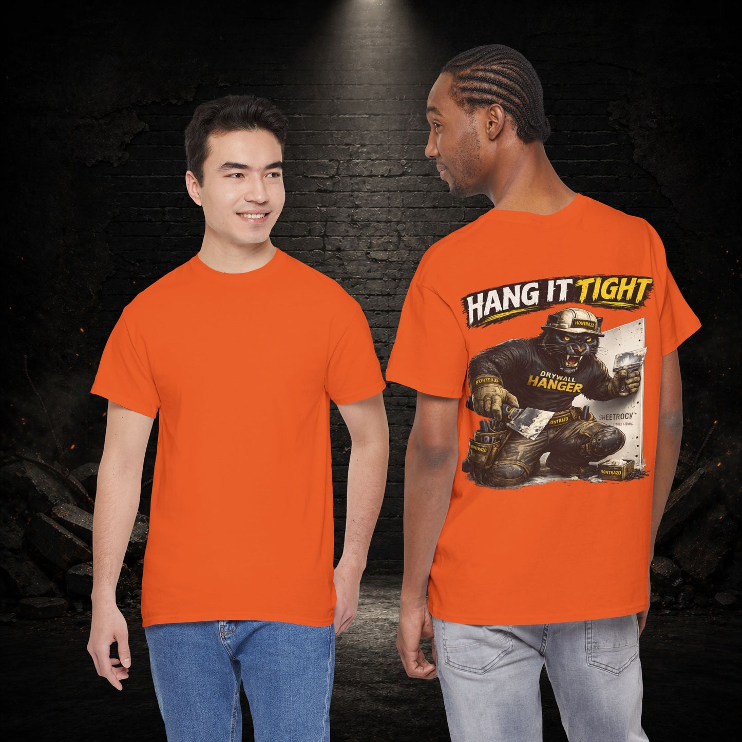 Panther Construction Worker Shirt | Blue Collar Workwear T-Shirt | KONTRAZO
