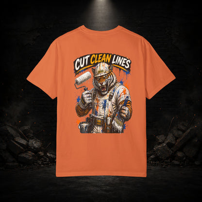 Tiger Construction Worker Shirt | Blue Collar Workwear T-Shirt | KONTRAZO