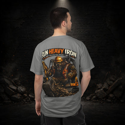 Bear Construction Worker Shirt | Blue Collar Workwear T-Shirt | KONTRAZO