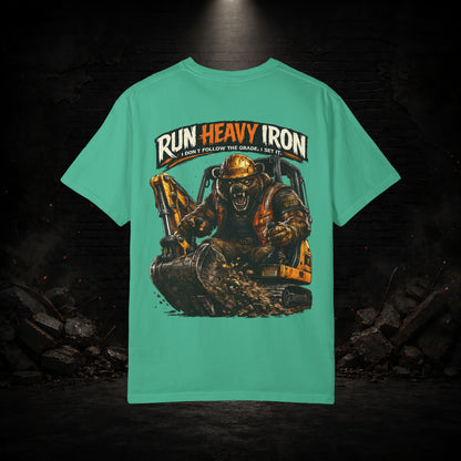 Bear Construction Worker Shirt | Blue Collar Workwear T-Shirt | KONTRAZO