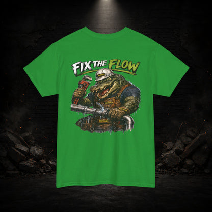 Alligator Construction Worker Shirt | Blue Collar Workwear T-Shirt | KONTRAZO